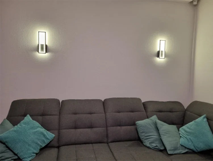 Linéa Duo – Modern Minimalist LED Wall Sconce | Black & White Bedside Light by PurelyhomeDeco