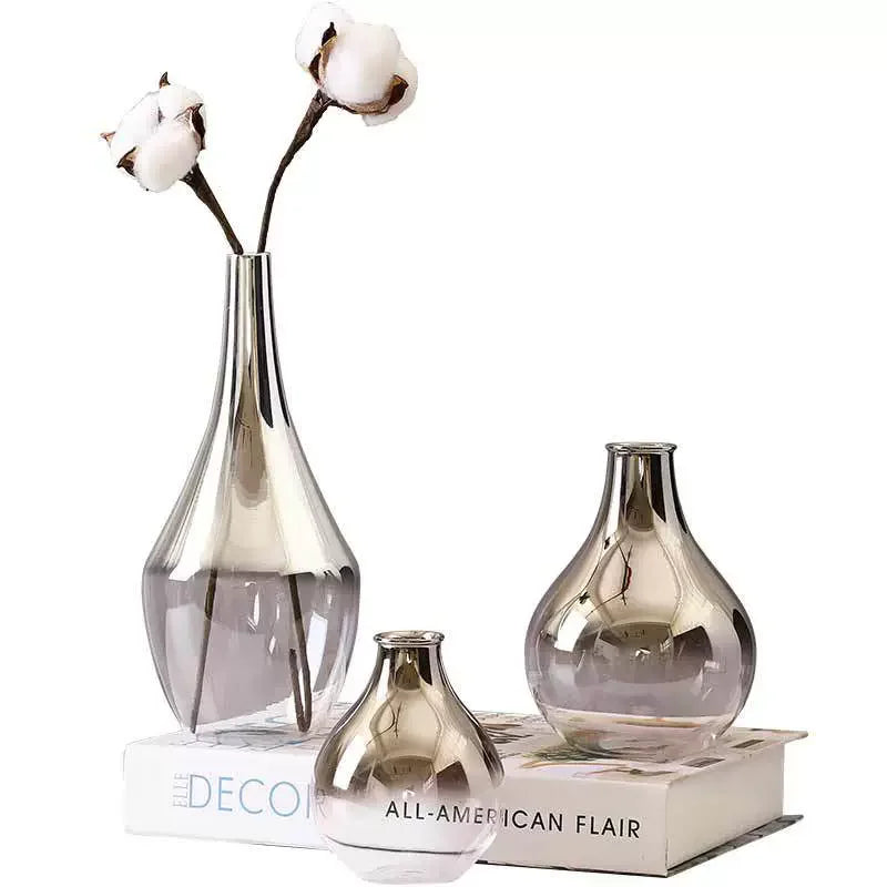 Silver Drift Vase by PurelyhomeDeco