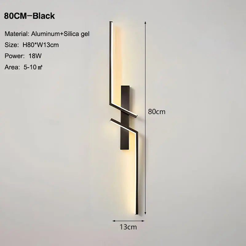 Obsidian Lux Wall Lamp by PurelyhomeDeco