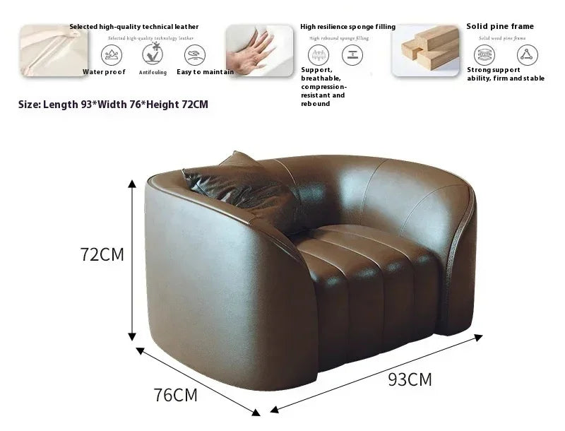 ArcForma™ Semi-Circular U-Shape Designer Sofa – Modern Sculptural Wood Lounge Daybed for Living Room & Bedroom by PurelyhomeDeco