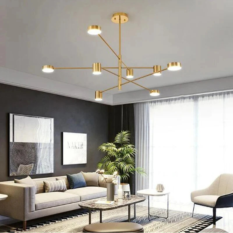 Linea Pivot Chandelier by PurelyhomeDeco
