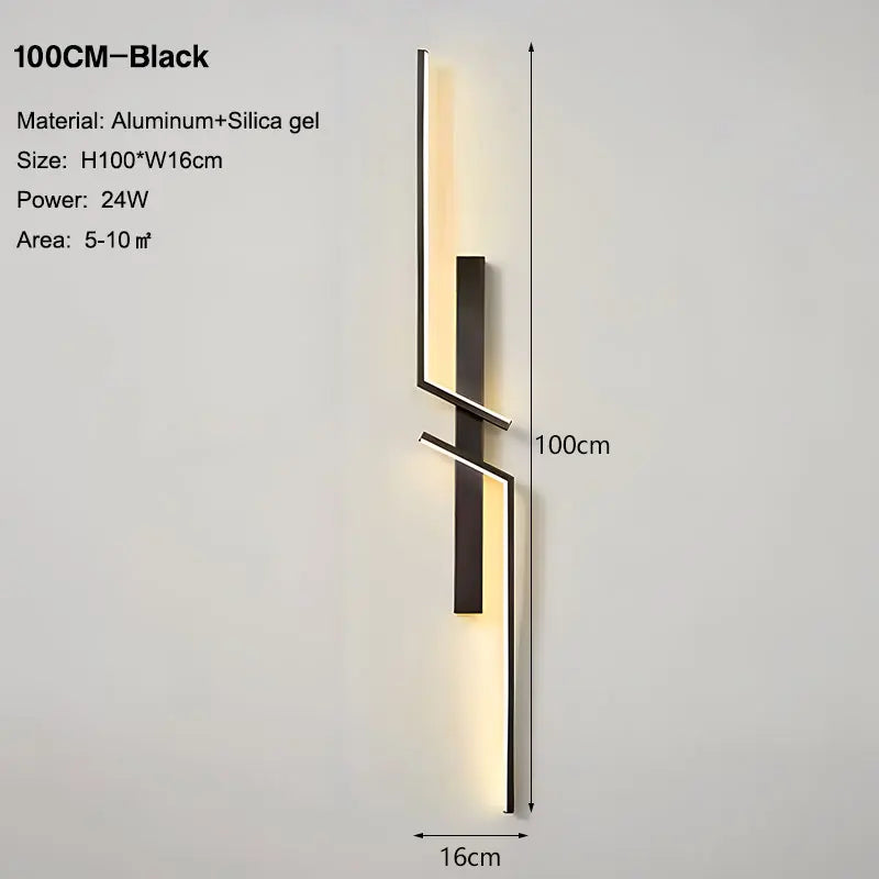 Obsidian Lux Wall Lamp by PurelyhomeDeco