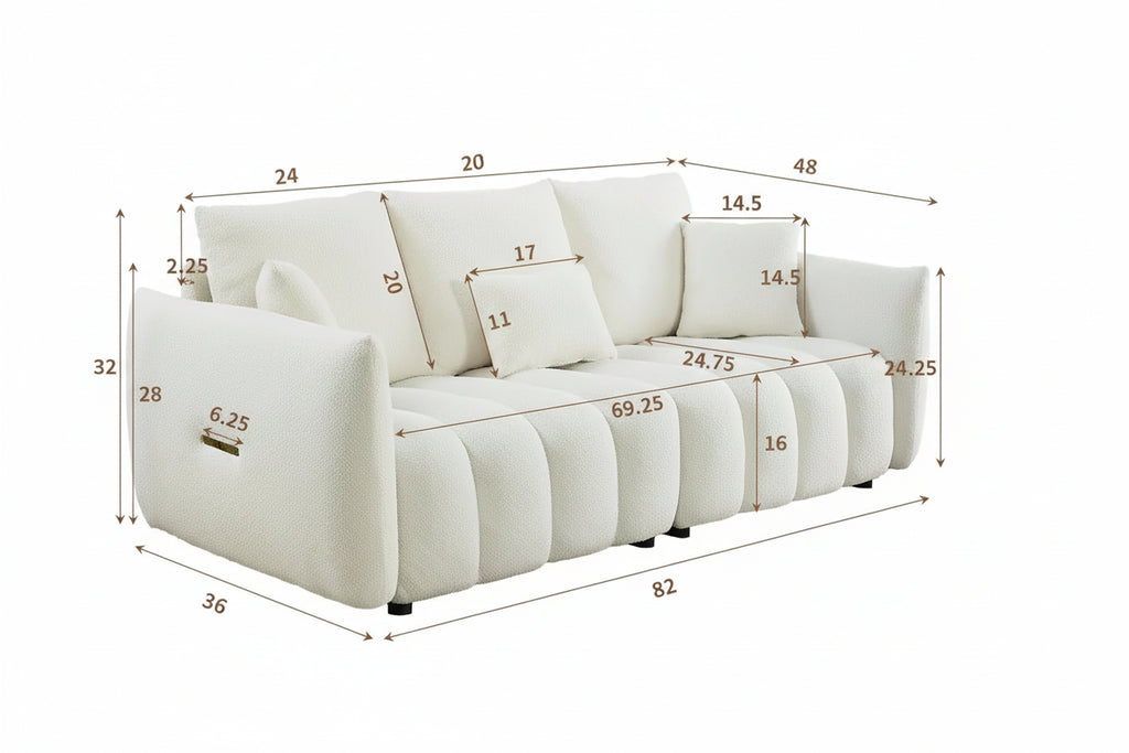 TEDDYCORE™ 3-Seater by PurelyhomeDeco