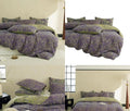 Violet Empress Jacquard Duvet Set by PurelyhomeDeco