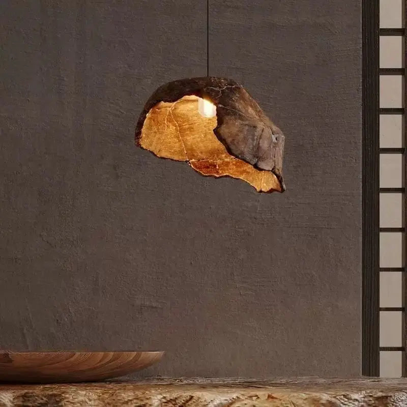 Lotus Zen™ Wabi-Sabi Pendant Lamp – Japanese Retro Hanging Light for Guesthouse & Zen Interior Decor by PurelyhomeDeco