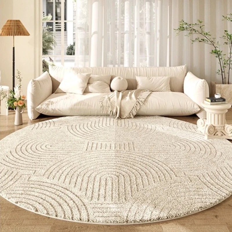 Crème Halo Rug by PurelyhomeDeco