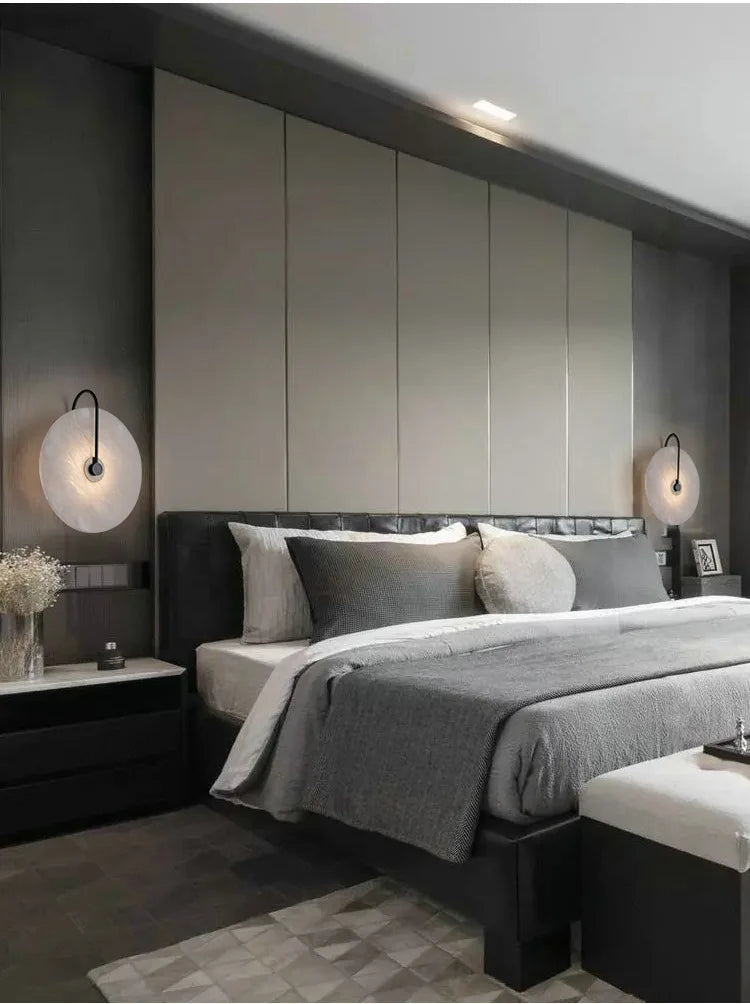 Selene Stone Wall Lamp by PurelyhomeDeco