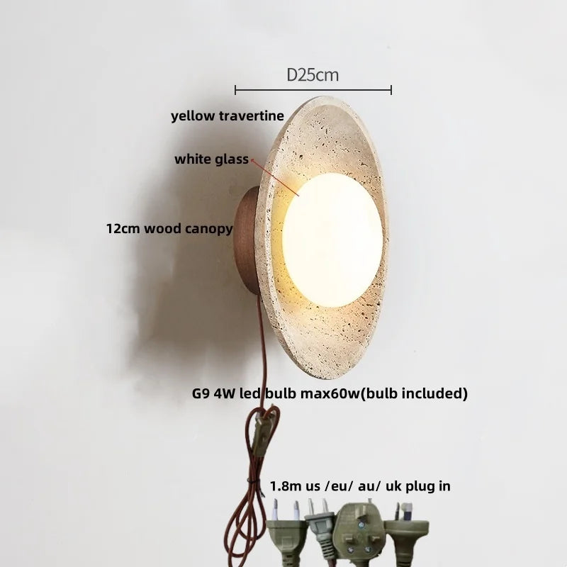 Solin Travertine Light by PurelyhomeDeco