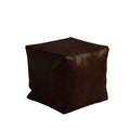 Modern Non-Slip Storage Stool Large Capacity Waterproof Unstuffed Cushion Cover No Fillings Square Leather Pouf Bedroom by PurelyhomeDeco