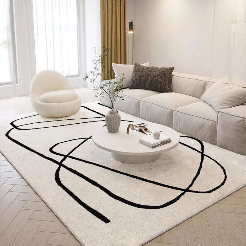 Linovara™ Abstract Plush Rug by PurelyhomeDeco