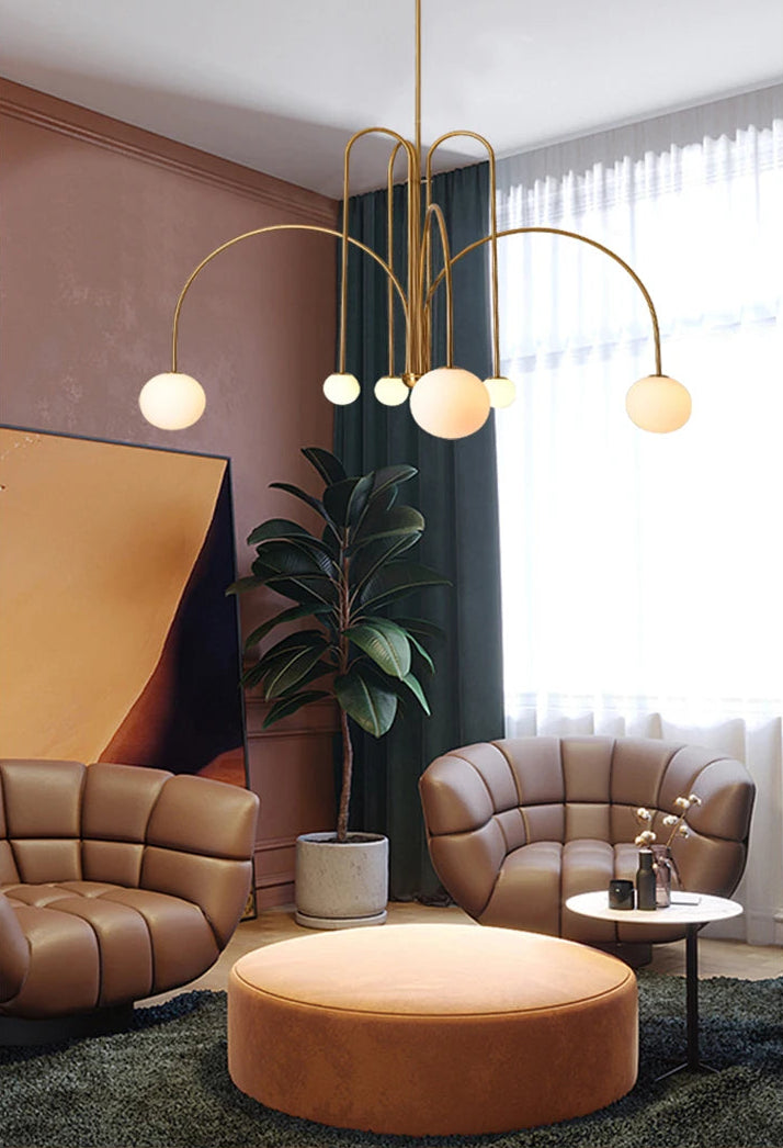 Linea Nordic Chandelier by PurelyhomeDeco
