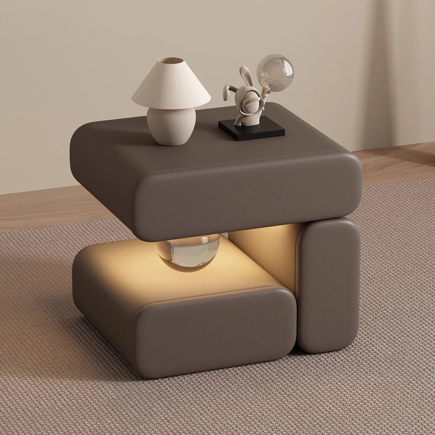 Lunéa™ Premium Bedside Table – Modern Aesthetic Nightstand for Elegant Bedrooms by PurelyhomeDeco