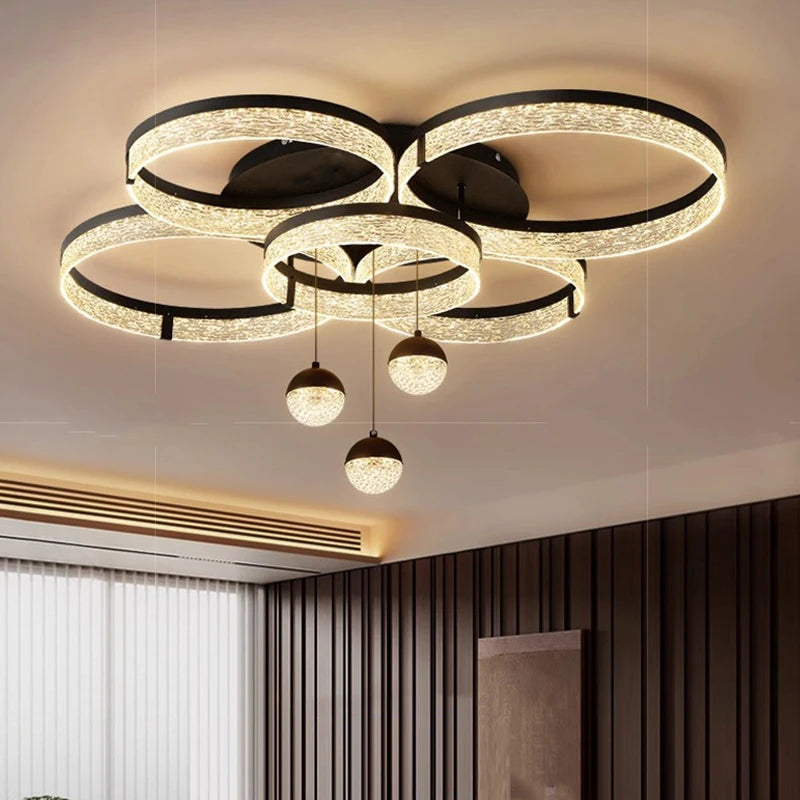 Crystal Cascade Chandelier by PurelyhomeDeco