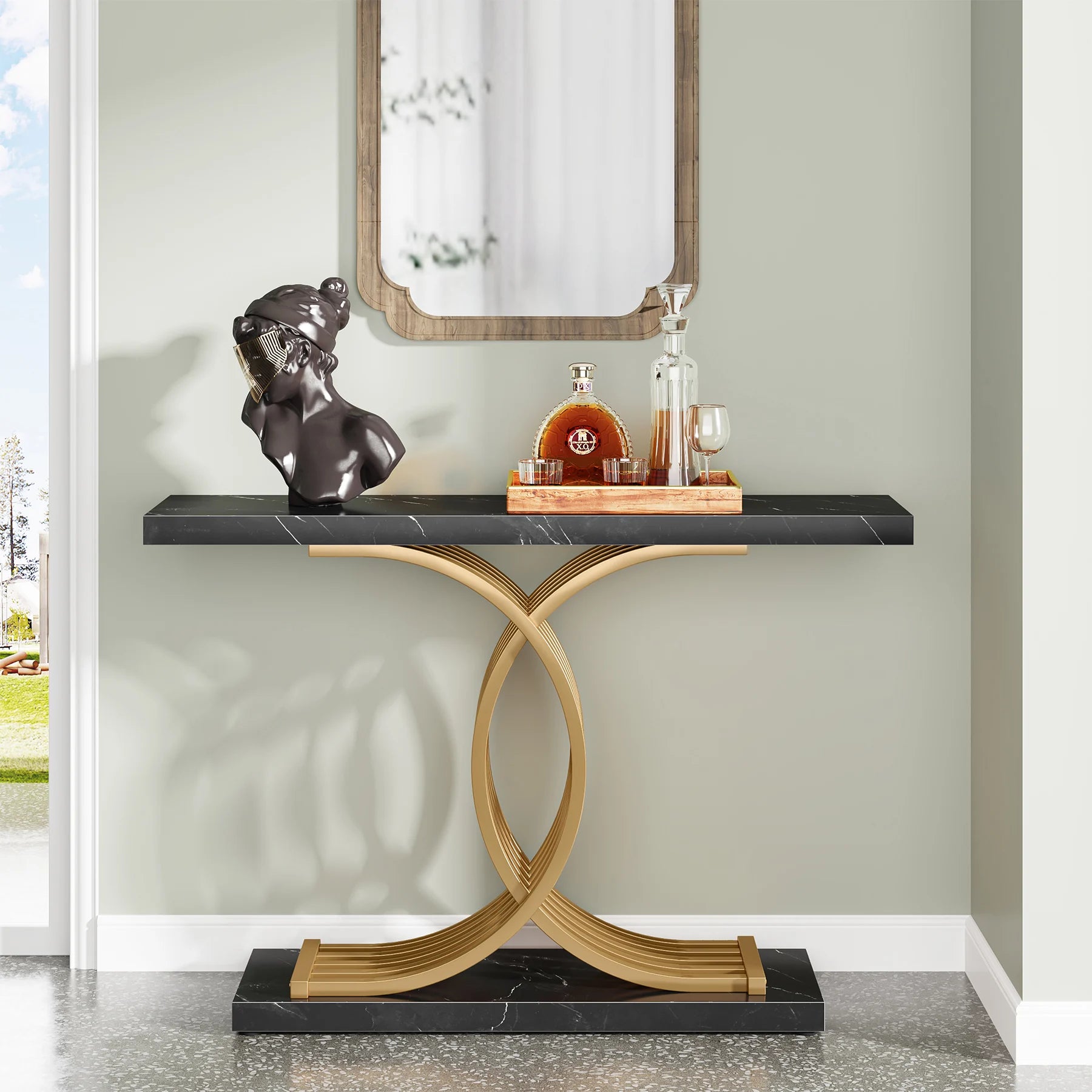 Aurea Axis Console by PurelyhomeDeco