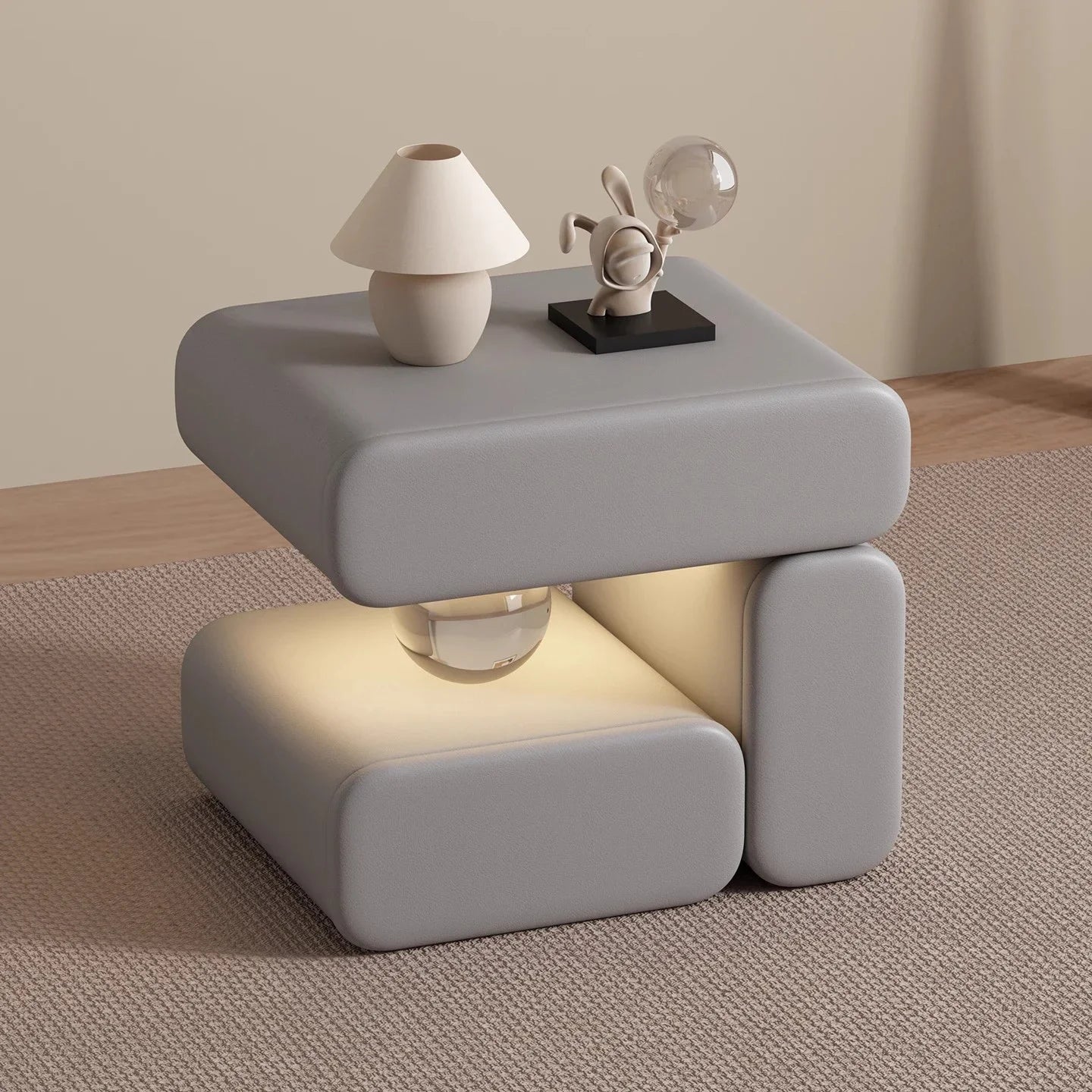 Lunéa™ Premium Bedside Table – Modern Aesthetic Nightstand for Elegant Bedrooms by PurelyhomeDeco