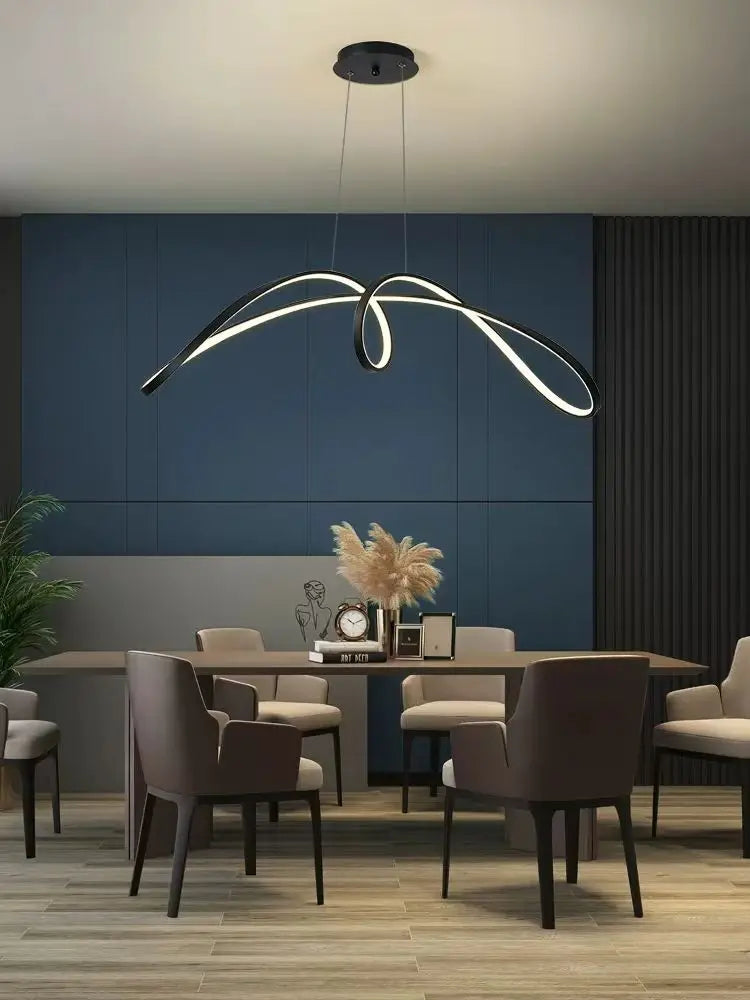 Élan Linea – Modern Minimalist LED Luxury Chandelier | Restaurant · Bedroom · Bar Lighting by PurelyhomeDeco