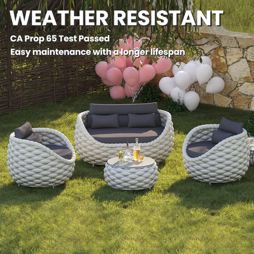 BistroLuxe™ — Luxury All-Weather Rattan Bistro Set for Elegant Outdoor Living by PurelyhomeDeco