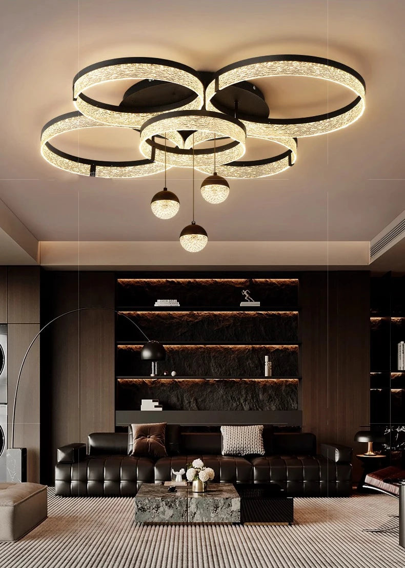 Crystal Cascade Chandelier by PurelyhomeDeco
