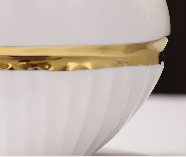 Golden Stripes Vase by PurelyhomeDeco