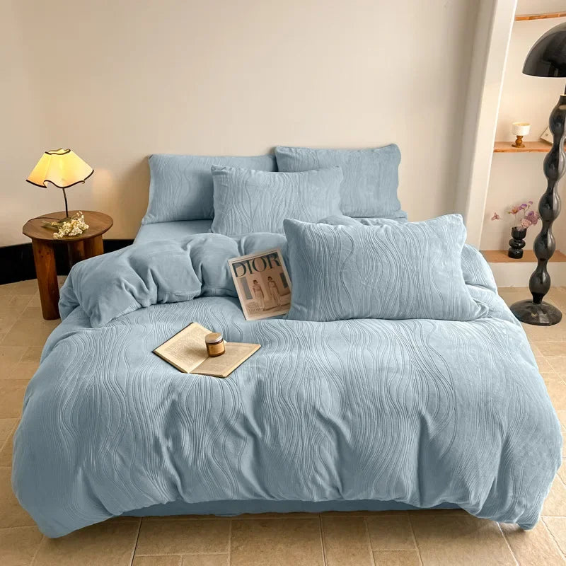 Noctavia Luxe Fleece Ensemble by PurelyhomeDeco