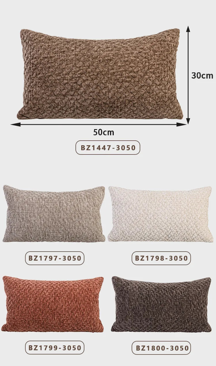 Quilta Chenille Pillow by PurelyhomeDeco