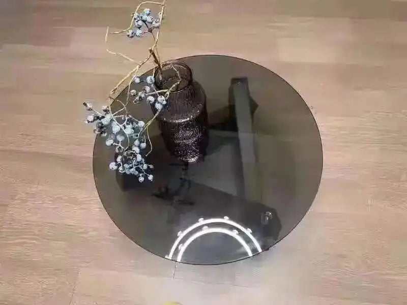 WOODGLASS ICON™ Modern Wood & Glass Coffee Table for Luxury Living Room Decor by PurelyhomeDeco