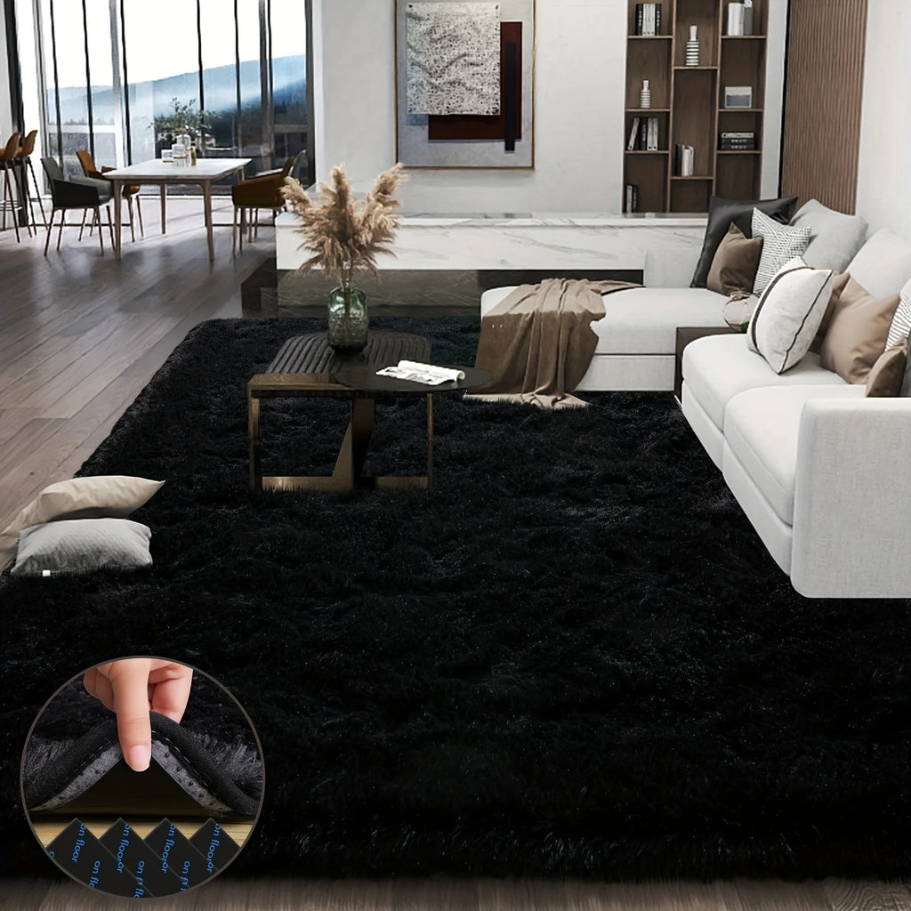 Moonshadow Fluffy Rug by PurelyhomeDeco