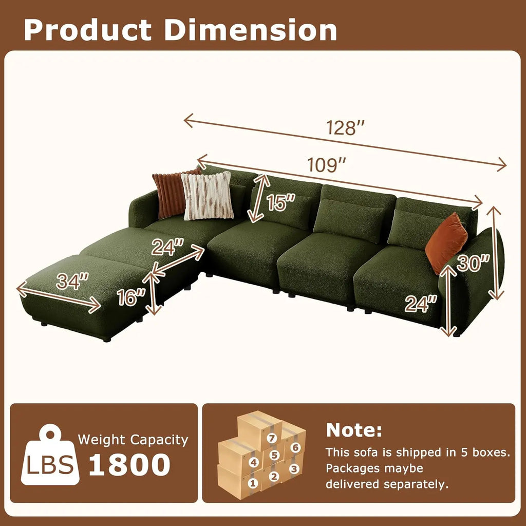 TITANO U-SHAPE™ Sofa by PurelyhomeDeco