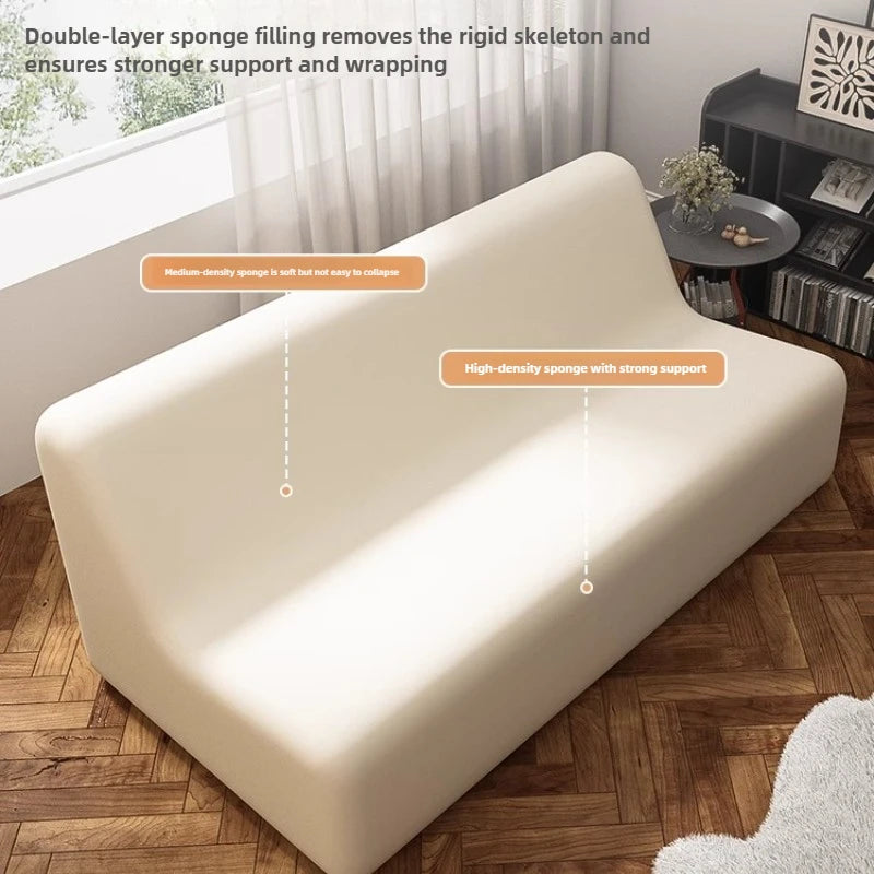 Caterpillar Lazy Sofa Living Room Leisure Balcony Tatami Lounge Chair Single Sofa Chair Bedroom Double Leisure Sofa Chair by PurelyhomeDeco