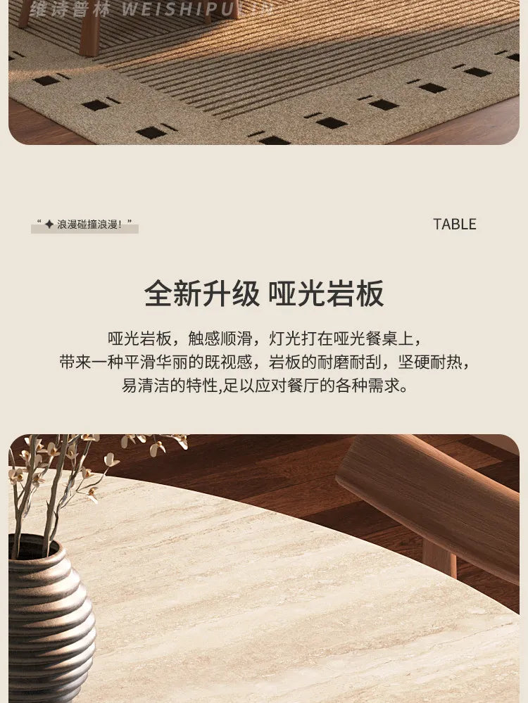 Modern Wood Design Dining Table 6 Person Luxury Extendable Round Dining Table Restaurant Nordic Mesas De Comedor Furniture Home by PurelyhomeDeco