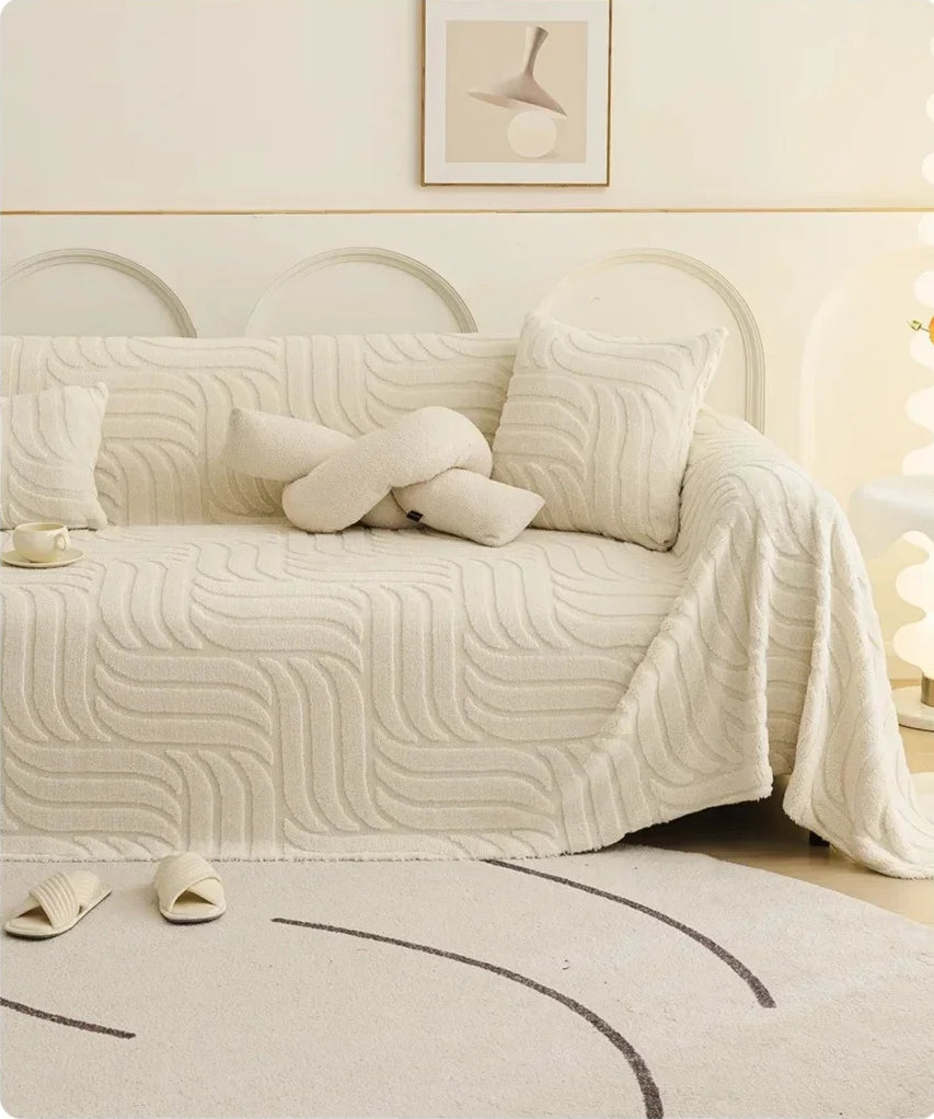 VÉLUNA™ Plush Sofa Cover by PurelyhomeDeco