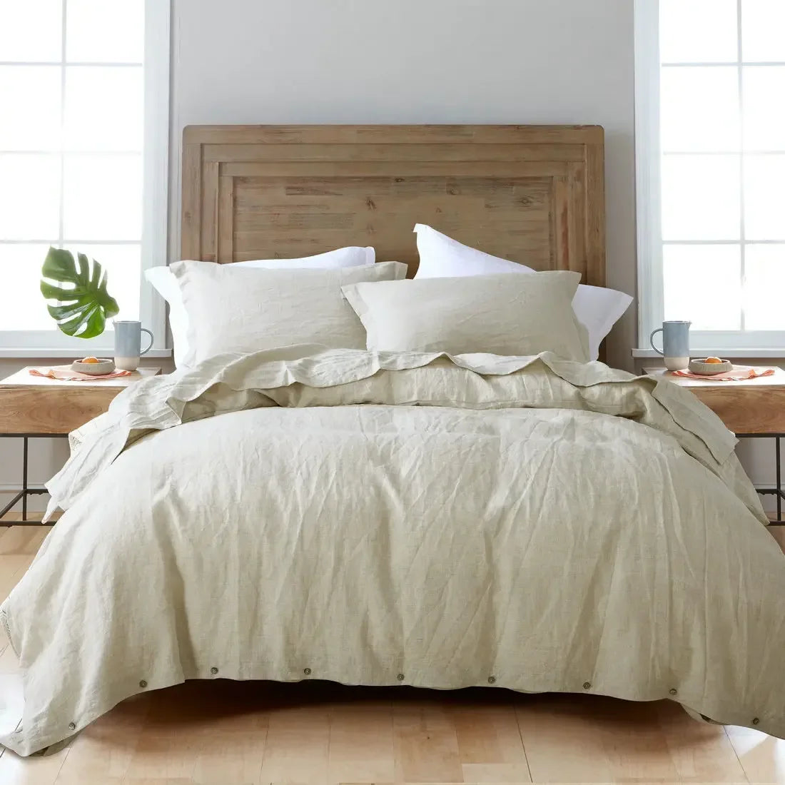 VELARÉ™ Natural French Linen Duvet Cover – Durable, Breathable, Luxury Home Textiles by PurelyhomeDeco