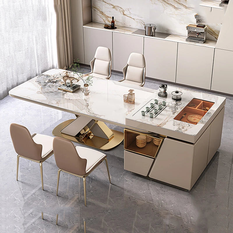 DESORA™ Designer Marble Dining Set by PurelyhomeDeco