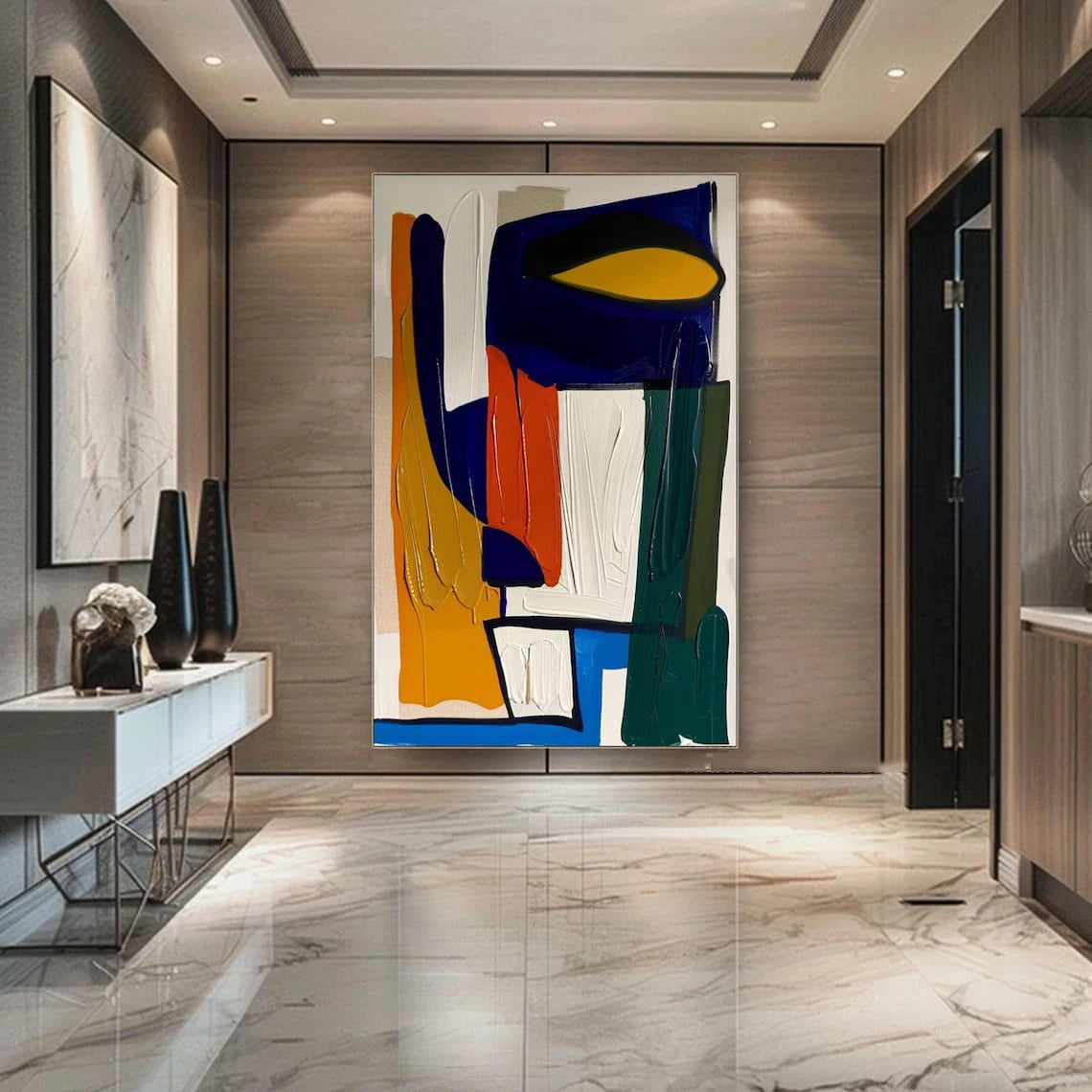 Chromara™ Abstract Canvas Art by PurelyhomeDeco