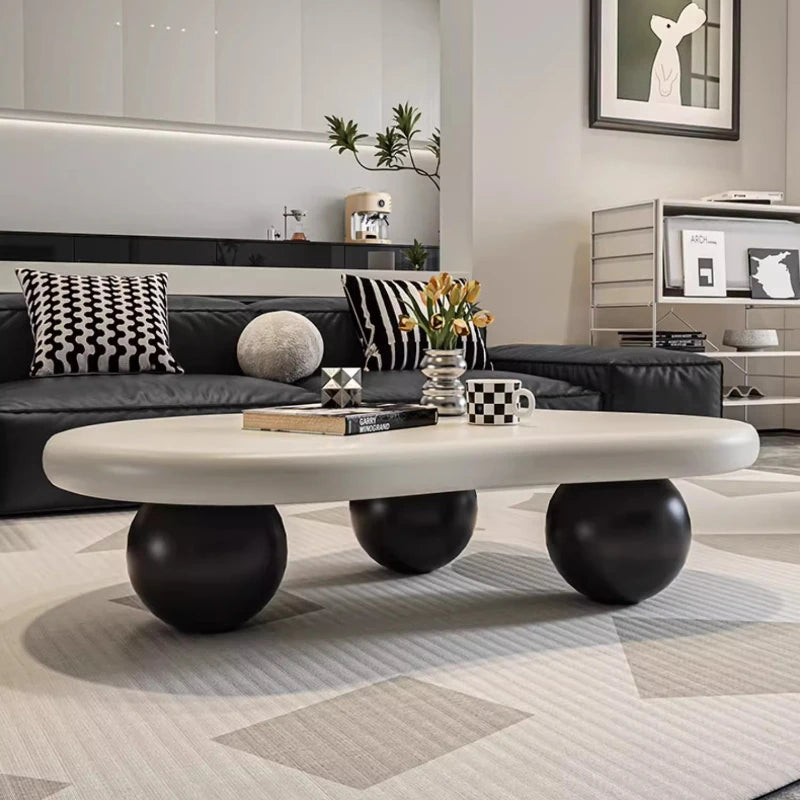 NUVORA™ Cream Cloud Coffee Table by PurelyhomeDeco