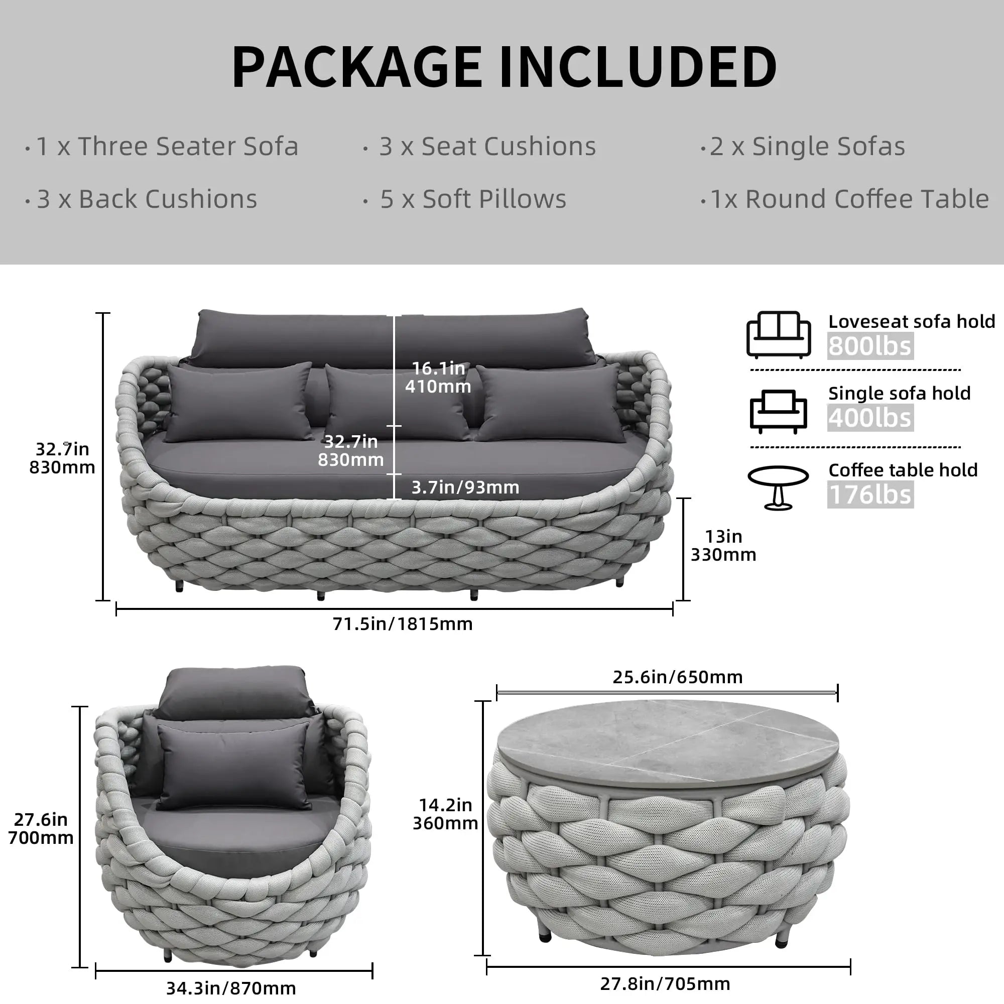 BistroLuxe™ — Luxury All-Weather Rattan Bistro Set for Elegant Outdoor Living by PurelyhomeDeco