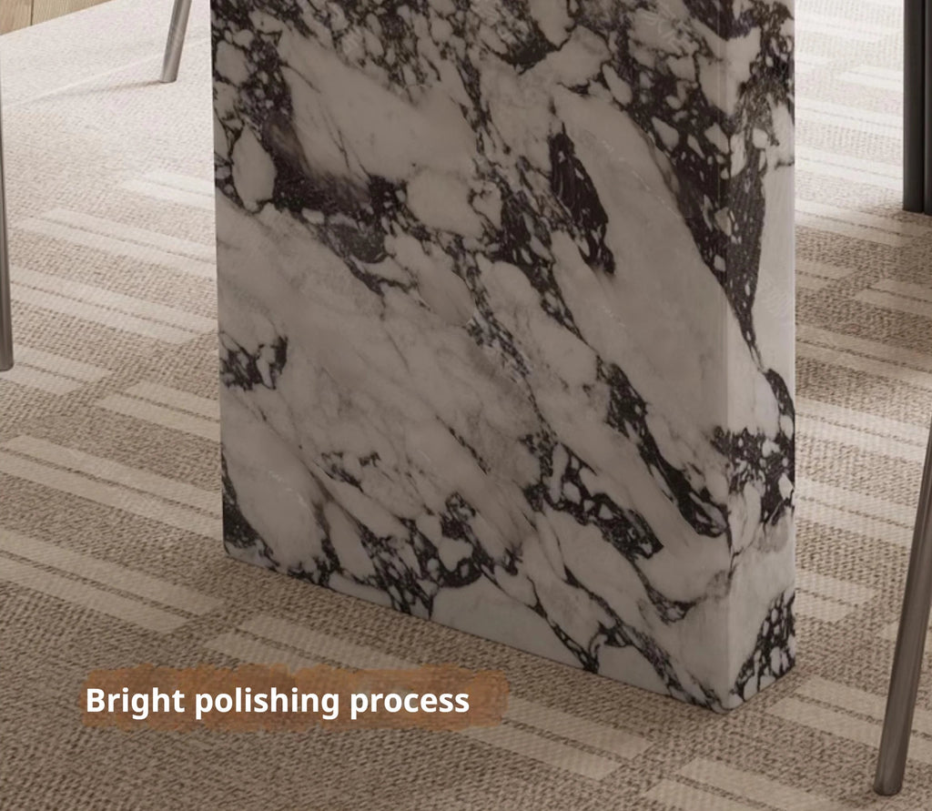 MAISONÉA™ French Cream Marble Dining Table by PurelyhomeDeco