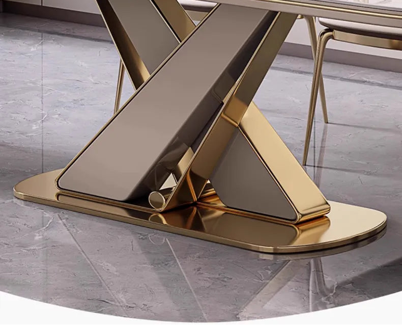 DESORA™ Designer Marble Dining Set by PurelyhomeDeco