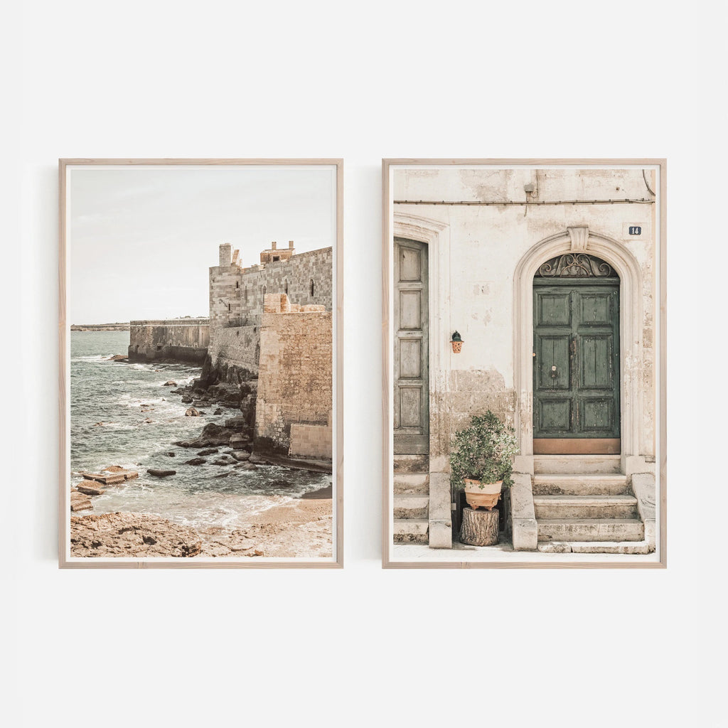 2pcs/set Neutral Olive Tree Shadow Vase Canvas Print Poster Retro Botanical Landscape Art Print Home Decor Art Poster Gifts by PurelyhomeDeco